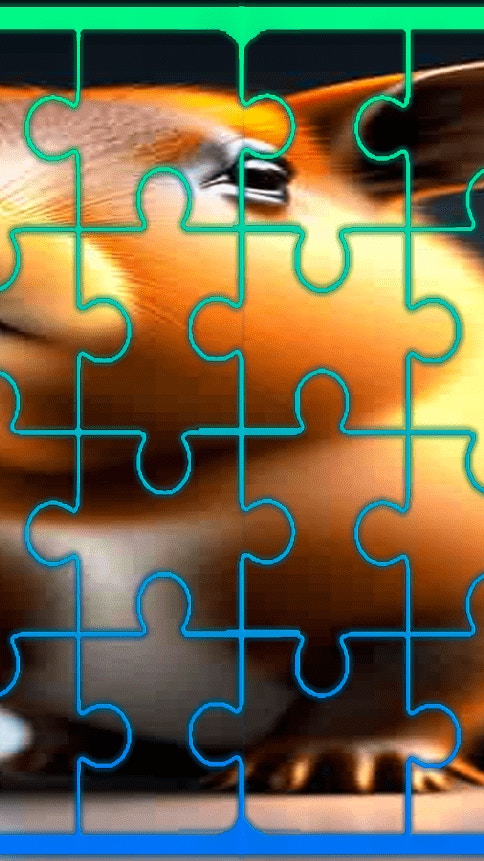 Guinea Pig Jigsaw Block Puzzle