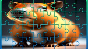 Image for Guinea Pig Jigsaw Block Puzzle