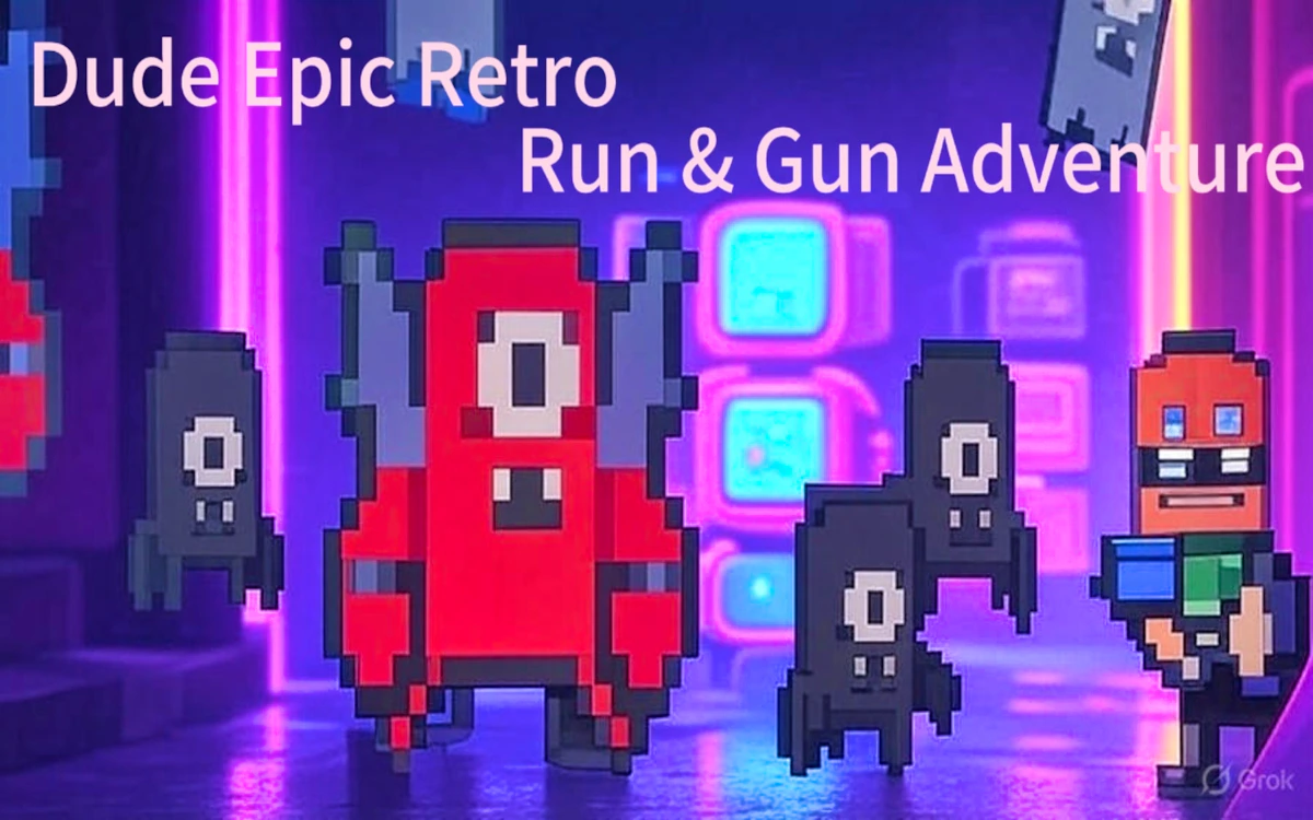 Play Gun Dude Epic Retro Run & Gun Adventure — free online Action game