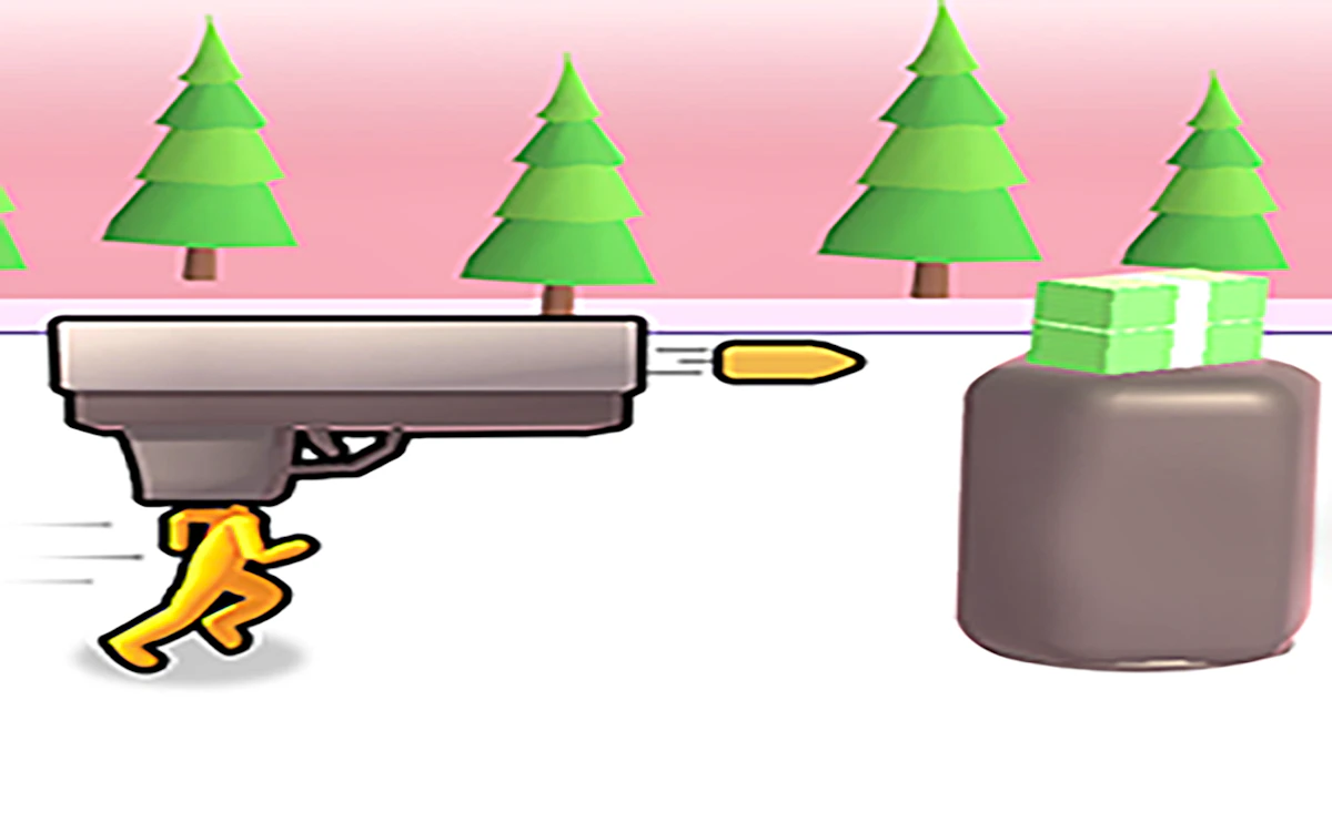 Play Gun Head Run — free online Gun game