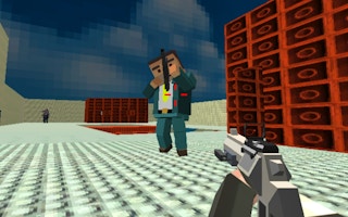 Gungame Shooting Warfare Blocky Gangster