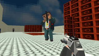 Gungame Shooting Warfare Blocky Gangster game cover
