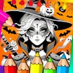 Halloween Ai Spooky Colors Page