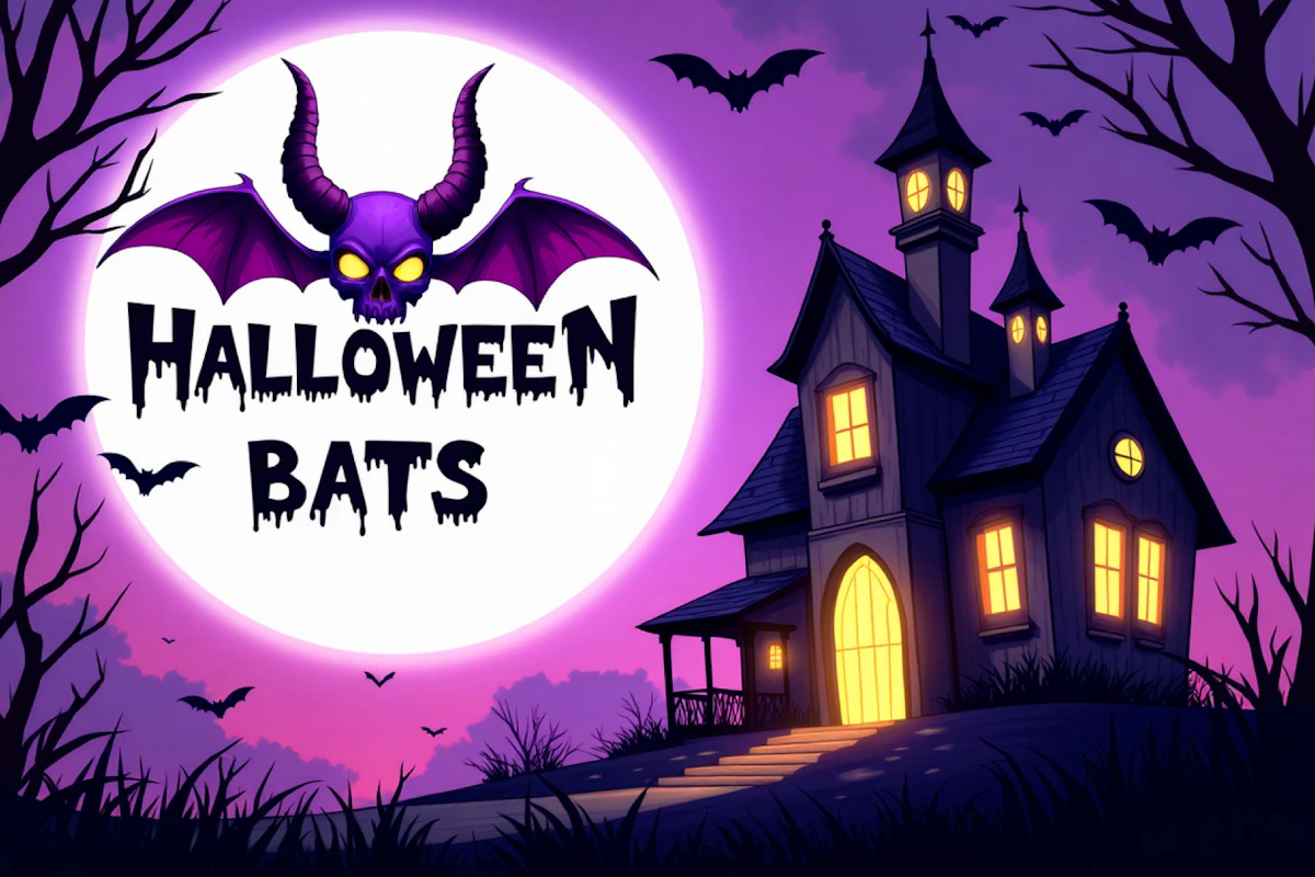 Play Halloween Bats — free online Puzzle game