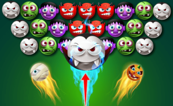 🕹️ Play Bubble Shooter Game: Free Online Halloween Bubble Shooting Video  Game for Kids & Adults