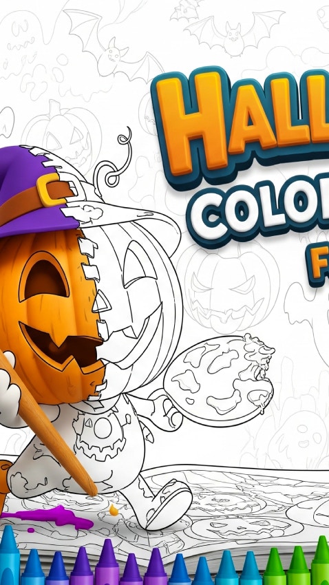 Halloween Coloring Book