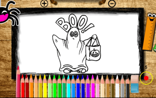 Halloween Coloring Book game cover