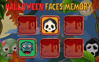 Halloween Faces Memory