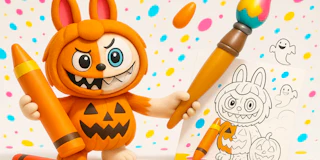 Halloween Labubu Coloring & Drawing Game thumbnail