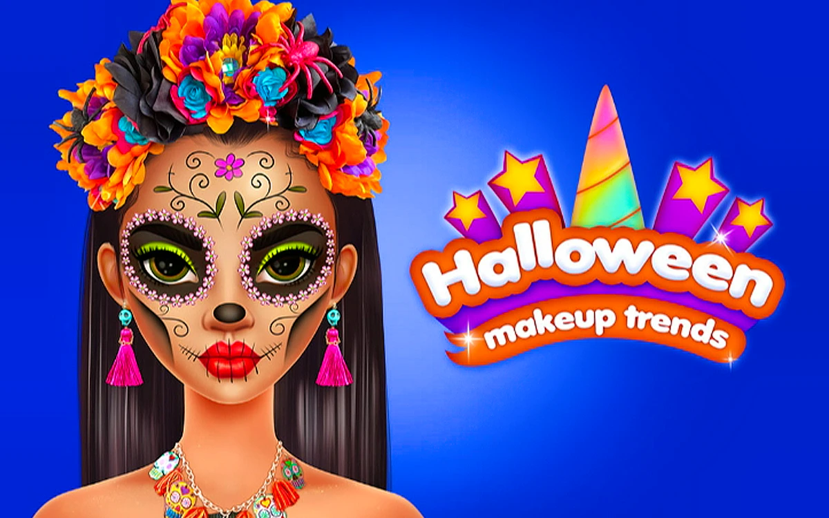 Play Halloween Makeup Trends — free online Kids game