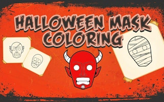 Halloween Mask Coloring game cover