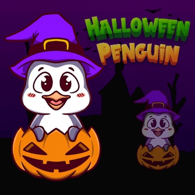 Halloween Penguin By Gamepix