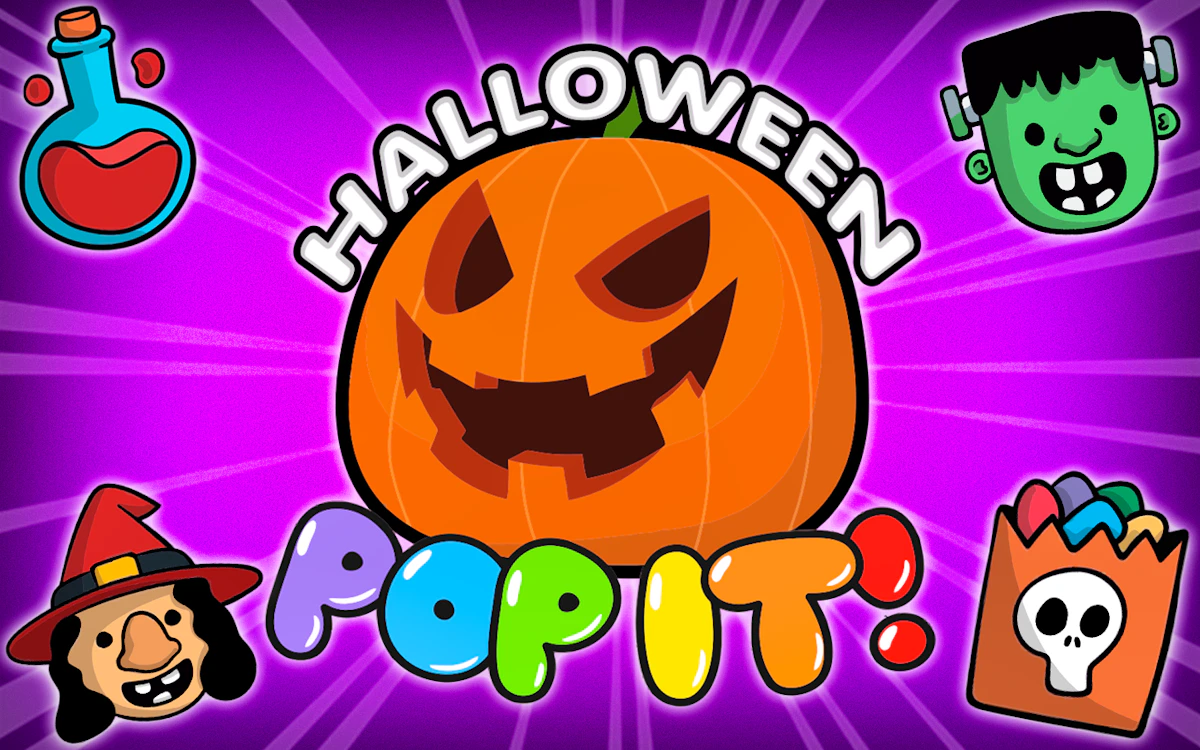 Play Halloween Pop It — free online Casual game