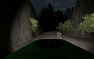 Halloween Scary Jungle Road Drive game cover