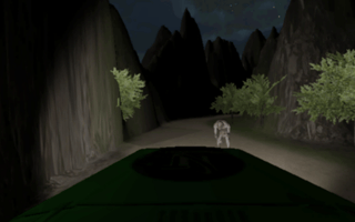 Halloween Scary Jungle Road Drive game cover