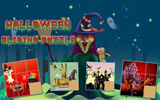 Halloween Sliding Puzzle game cover