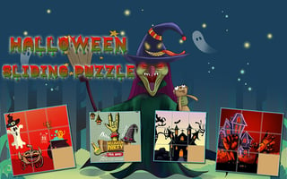 Halloween Sliding Puzzle game cover