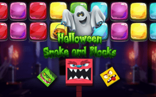 Halloween Snake And Blocks game cover