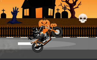 Halloween Wheelie Bike game cover
