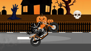 Halloween Wheelie Bike game cover