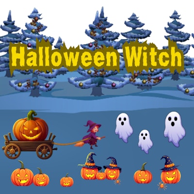 Halloween Witch By Gamepix