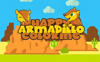 Happy Armadillo Coloring game cover