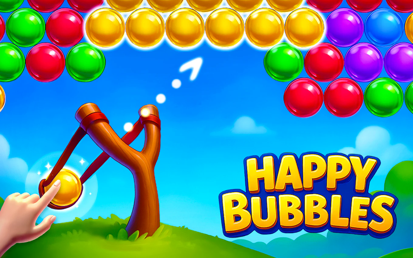 Play Happy Bubbles online free