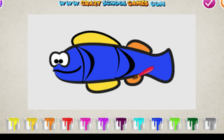 Happy Colored Fishes game cover