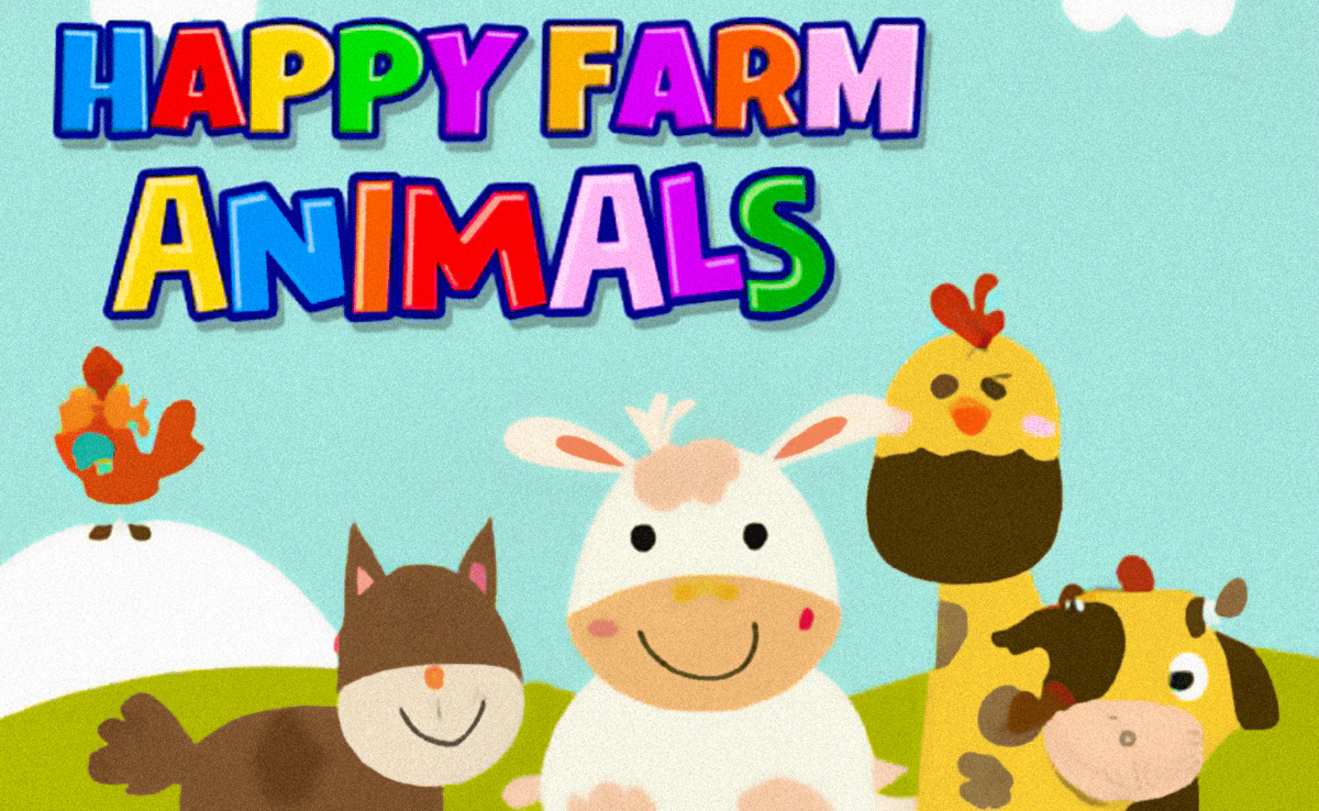 Play Happy Farm Animals — free online Kids game