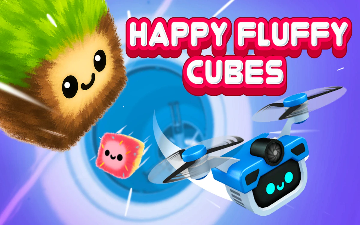 Play Happy Fluffy Cubes — free online Casual game