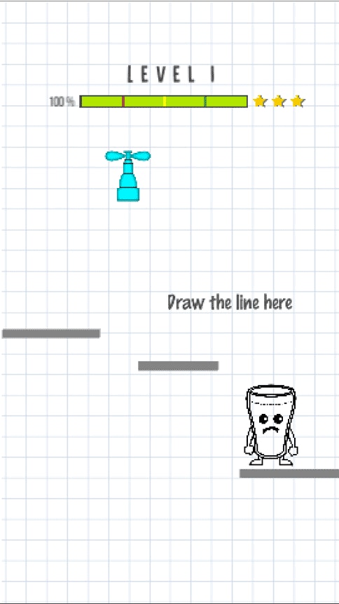 Happy Glass Draw Lines