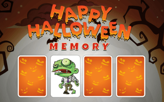 Happy Halloween Memory game cover