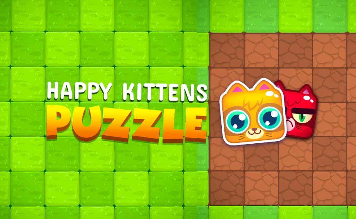 Play Happy Kittens Puzzle — free online Animal game