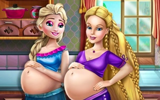 Happy Princesses Pregnant Bffs