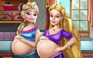 Happy Princesses Pregnant Bffs