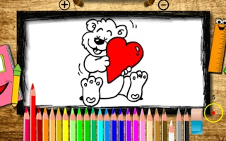 Happy Valentine's Day Coloring Book