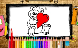 Happy Valentine's Day Coloring Book