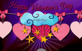 Happy Valentine's Day Hidden Stars