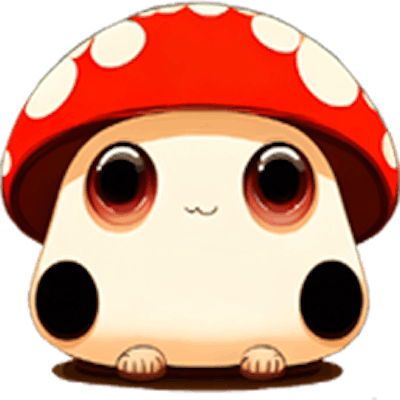 Happy Mushroom By Gamepix