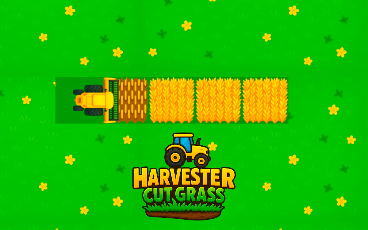 Play Harvester Cut Grass — free online Arcade game