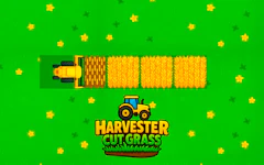 Harvester Cut Grass