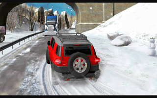 Heavy Jeep Winter Driving game cover