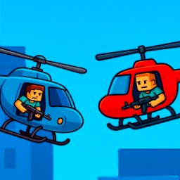 Helicopter Battle Steve 2 Player