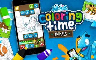 Hellokids Coloring Time - Animals game cover