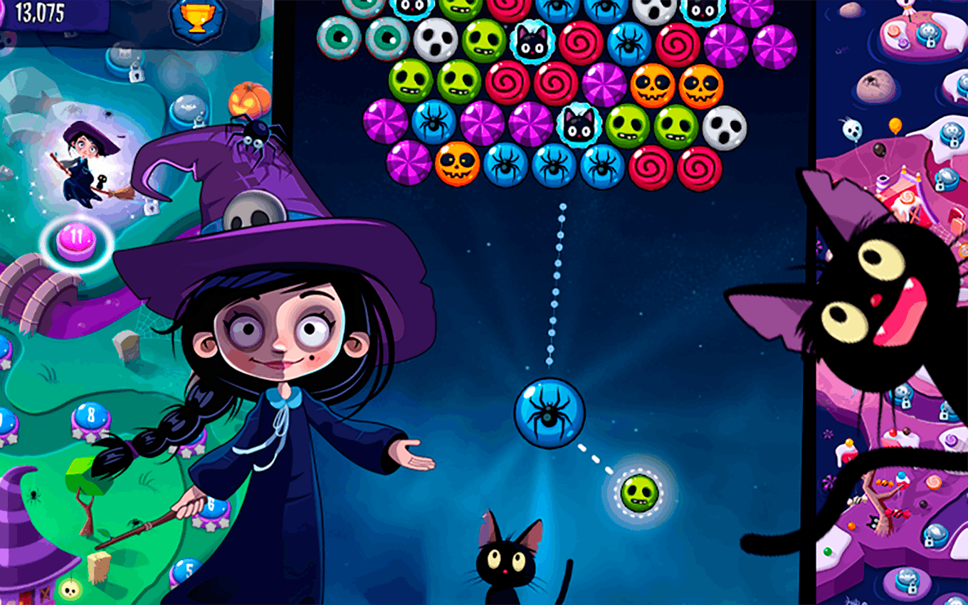 Helloween Bubbles Shooter Adventure