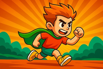 Hero Runner 2D Endless Run By Gamepix