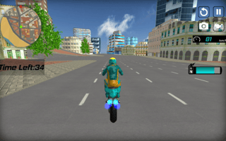 Hero Stunt Spider Bike Simulator 3d game cover