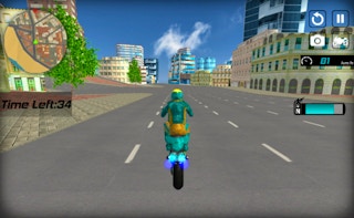 Hero Stunt Spider Bike Simulator 3d game cover