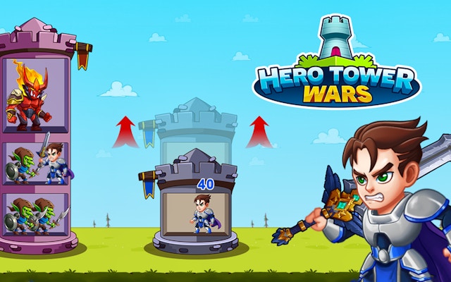 Hero Tower Wars game cover