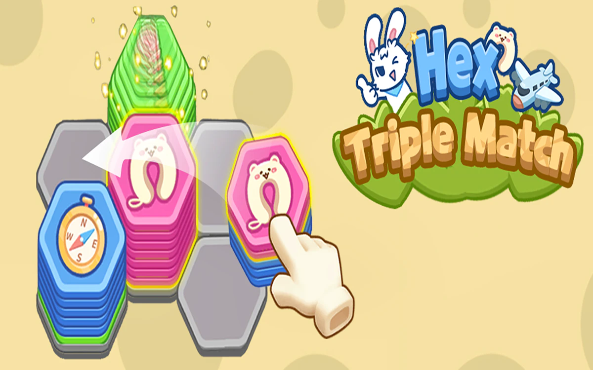 Play Hex Triple Match — free online Puzzle game